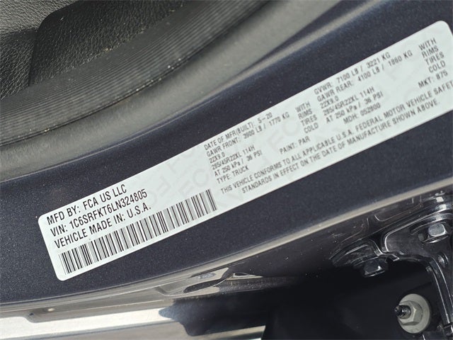 2020 RAM 1500 Laramie Longhorn