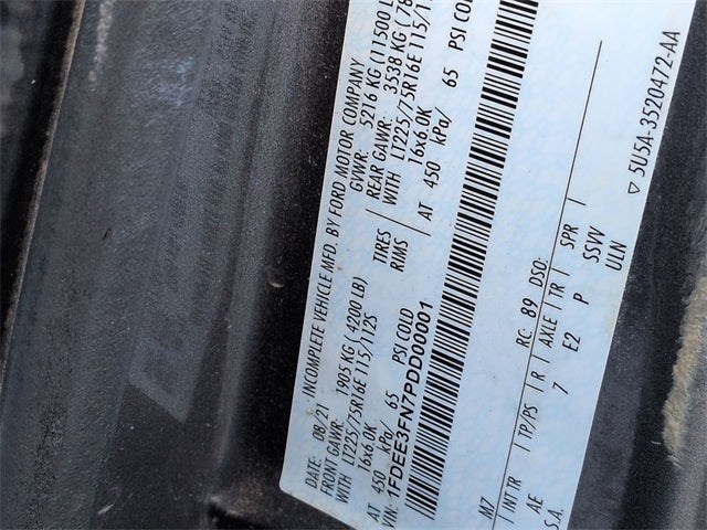 2023 Ford E-350SD Cutaway