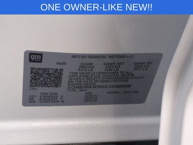 2025 Chevrolet Traverse High Country