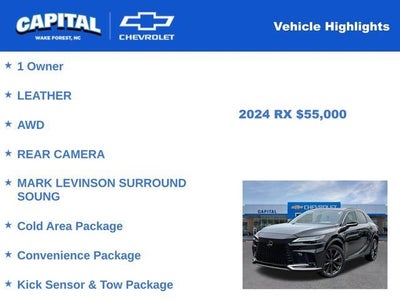 2024 Lexus RX 350 F Sport Handling