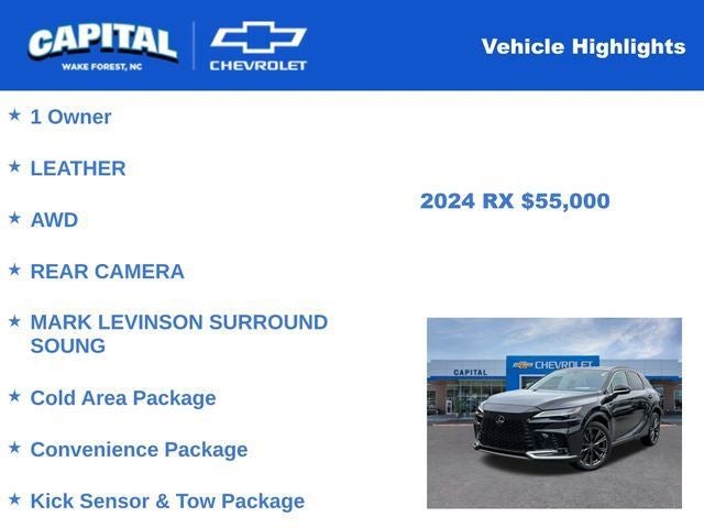 2024 Lexus RX 350 F Sport Handling