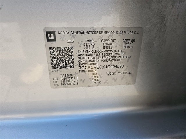 2018 Chevrolet Silverado 1500 LT LT1