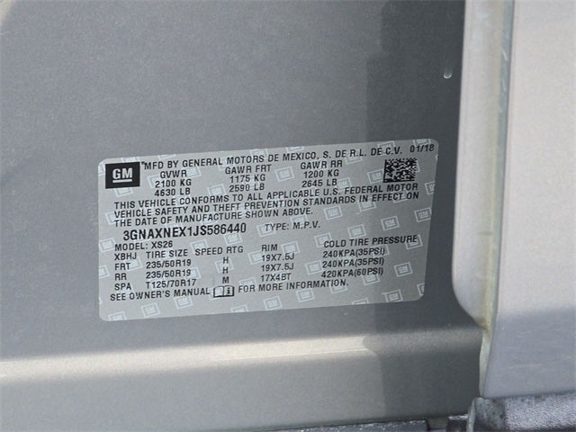 2018 Chevrolet Equinox Premier