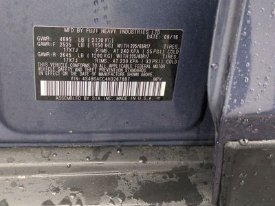 2017 Subaru Outback 2.5i Premium