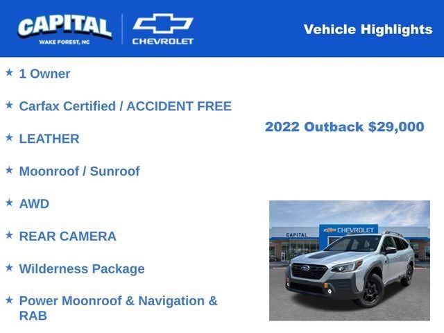 2022 Subaru Outback Wilderness
