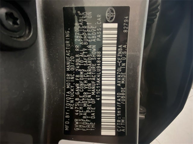 2020 Toyota Camry LE