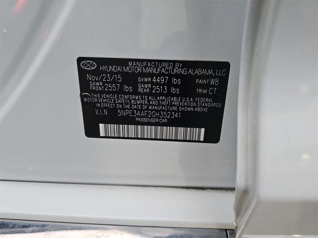 2016 Hyundai Sonata Sport