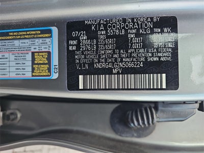 2022 Kia Sorento Hybrid S