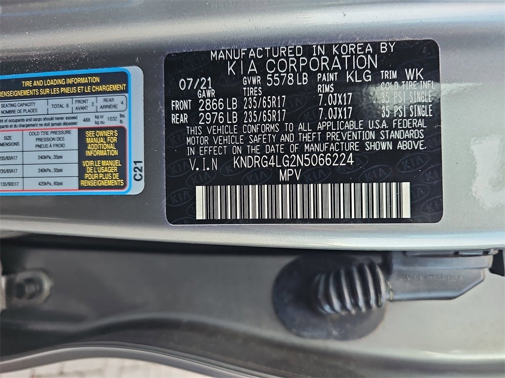 2022 Kia Sorento Hybrid S