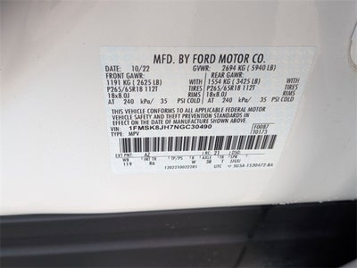 2022 Ford Explorer Timberline