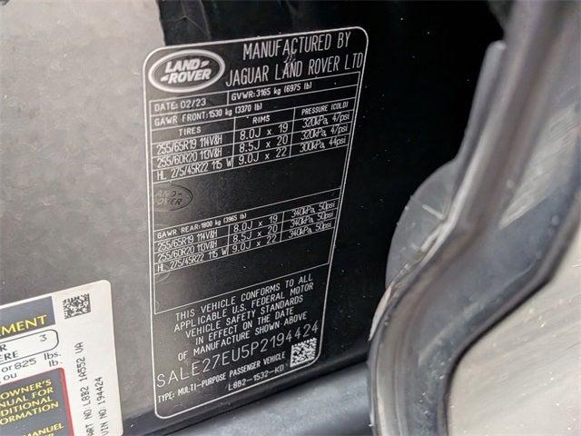 2023 Land Rover Defender 110 X-Dynamic SE