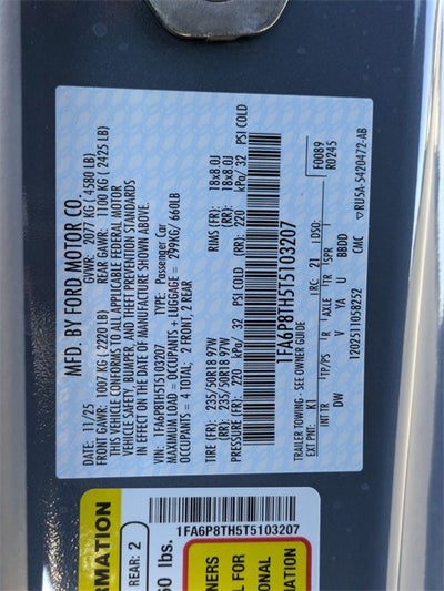 2026 Ford Mustang EcoBoost