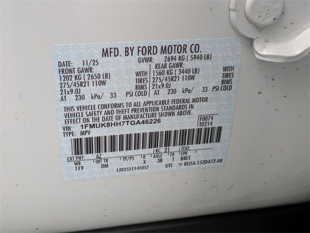 2026 Ford Explorer Platinum