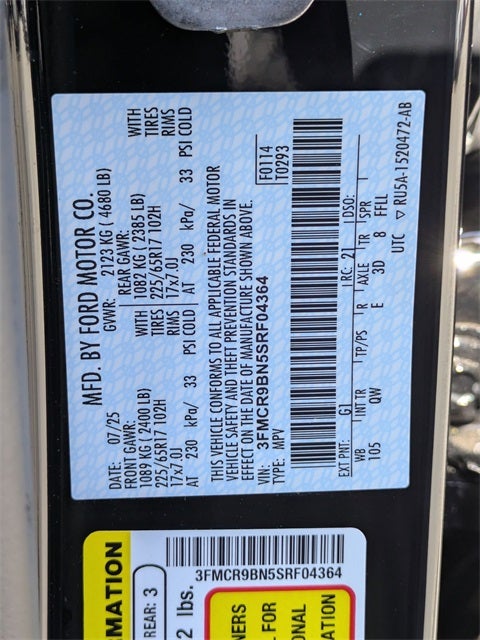 2025 Ford Bronco Sport Big Bend