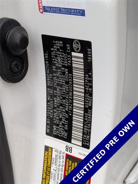 2019 Toyota Avalon Limited